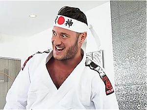 Karate class turns into a hardcore bang