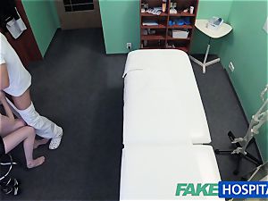 FakeHospital super-cute redhead rails medic for cash